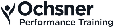 Ochsner Performance Training logo in black with a stylized figure icon.