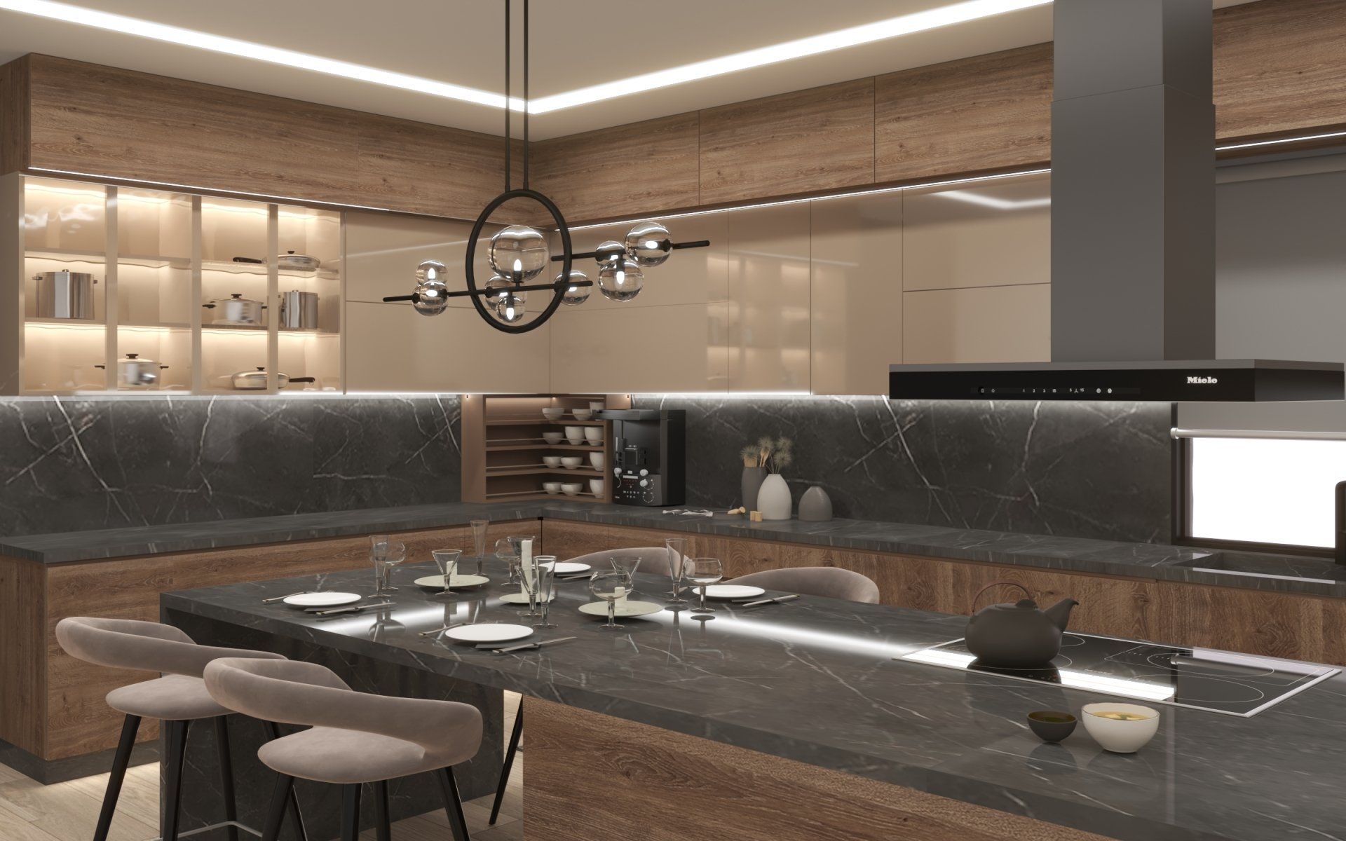 مطبخ تصميم داخلي