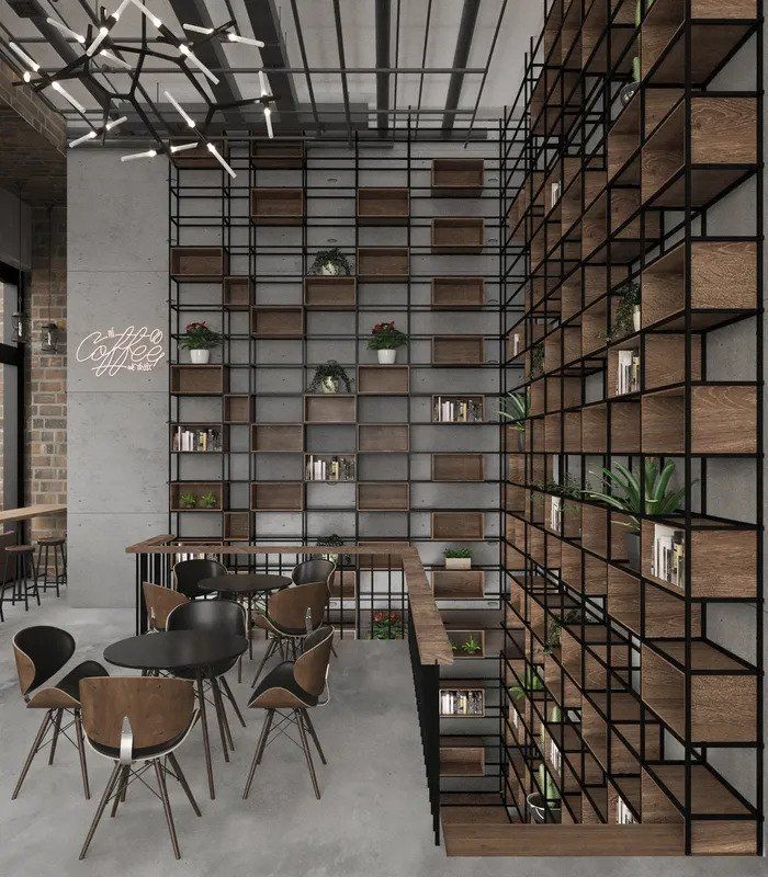 مطعم مقهى تصميم داخلي