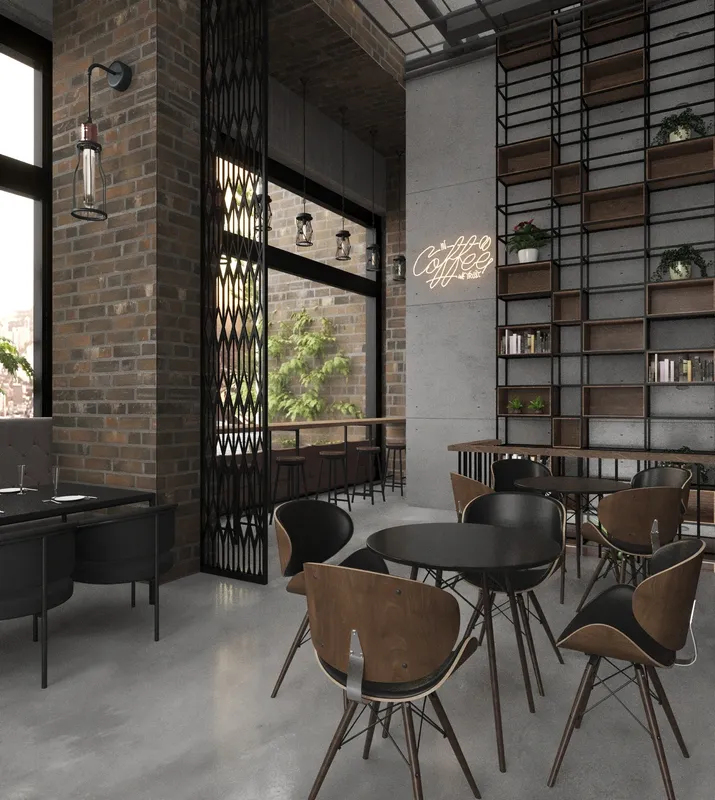 مطعم مقهى تصميم داخلي