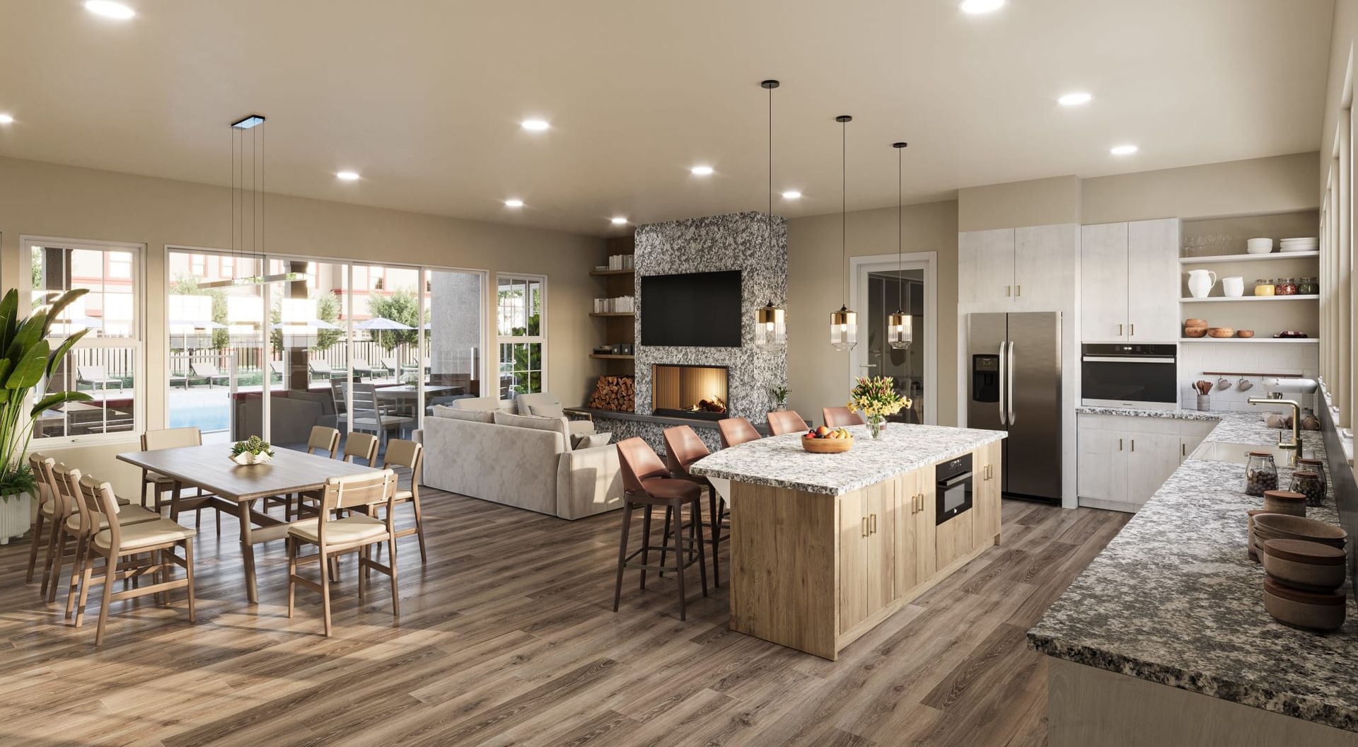 A kitchen with an open Living & Dining Area | Sell my House in Rocklin, CA with the best realtor in town, Sonia Immers
