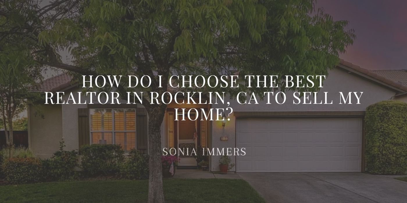 Best realtor in Rocklin, CA: Sonia Immers - Immers Real Estate home exterior with tile roof.