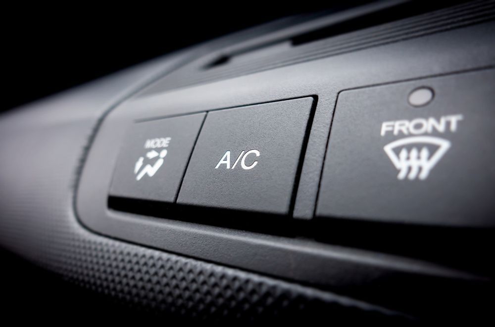 A Close up Of a A/C Button on A Car — Pacific Plaza Automotive in Port Macquarie, NSW
