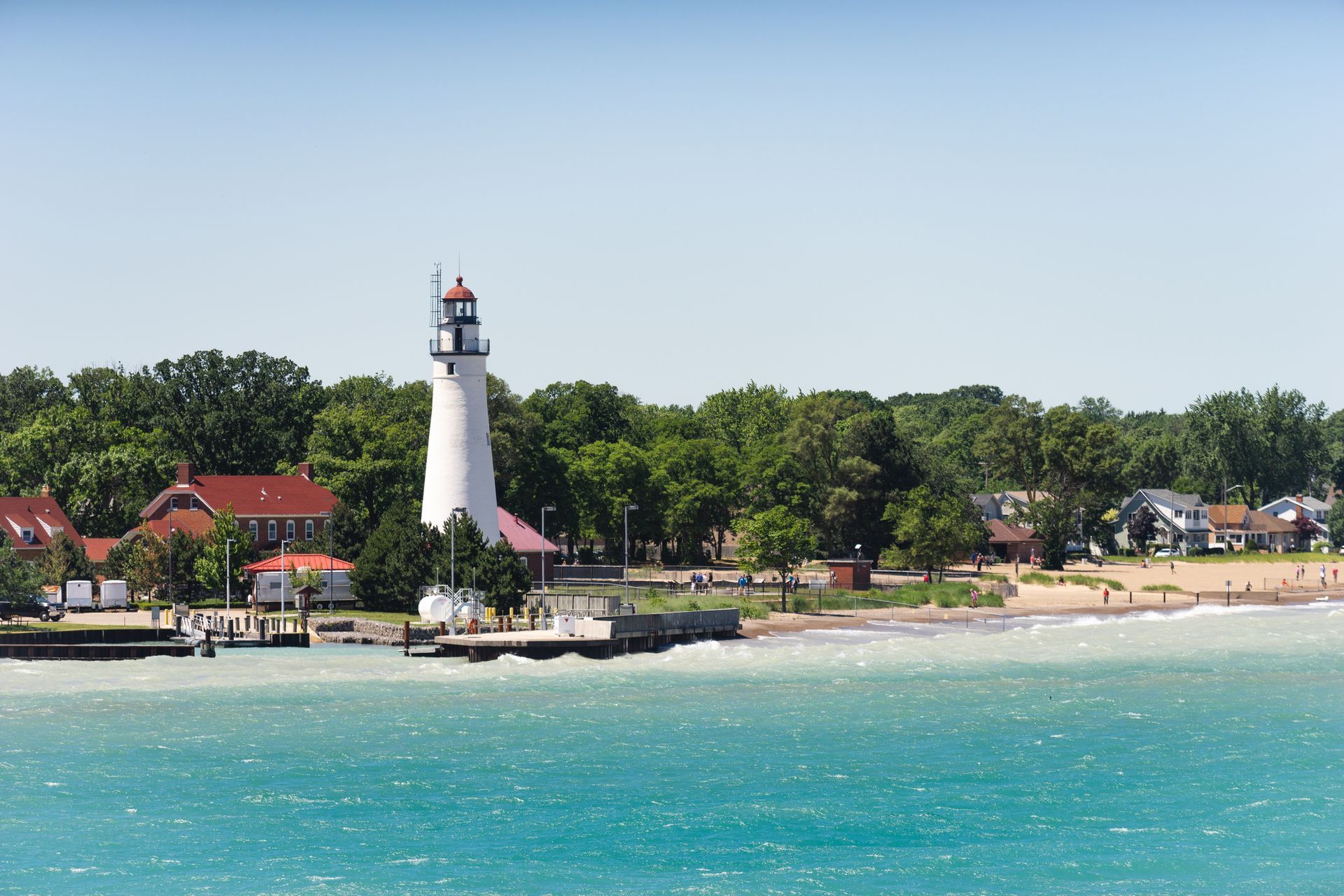 A Lighthouse in The Middle of A Body of Water - Rochester Hills, MI - J & B Doors