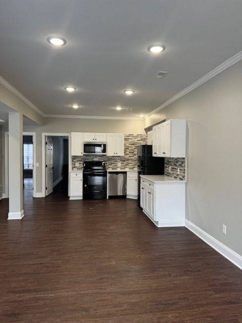 Bright kitchen interior with contemporary finishes