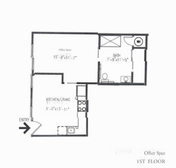 Layout of retail space in Amherst.