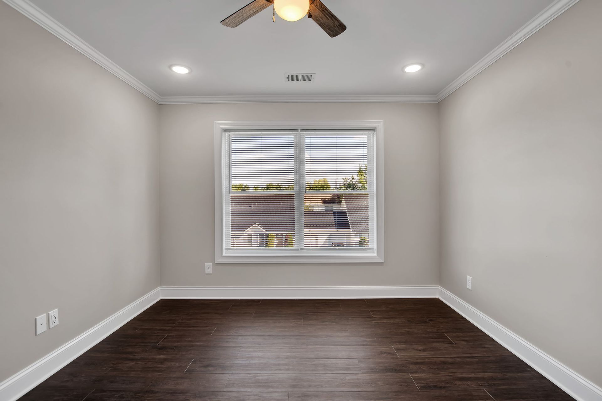 Bedroom interior with updated materials and simple styling