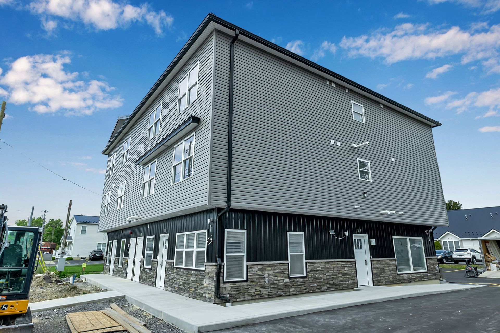 Exterior view of multi-building apartment community in Amherst NY