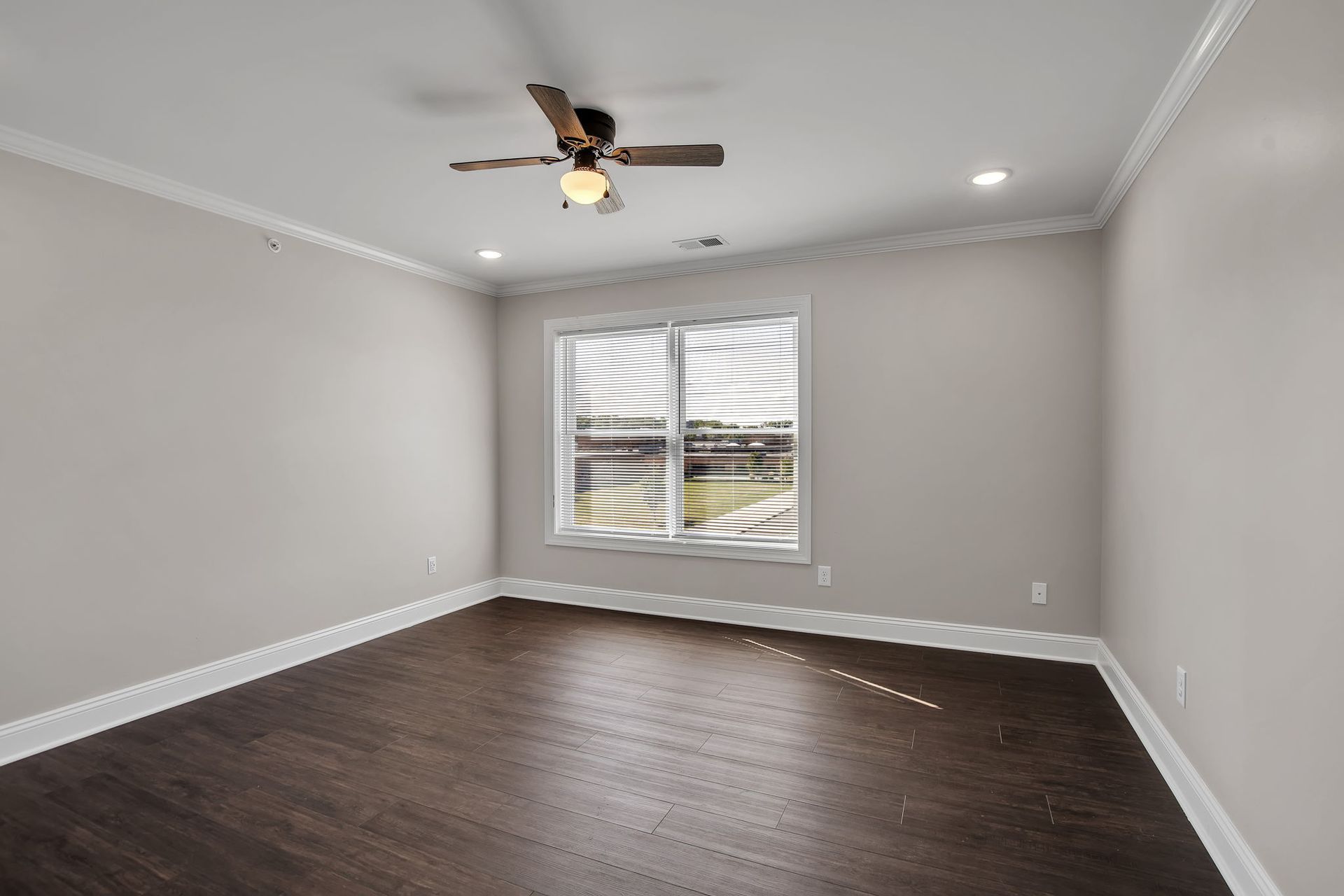 Comfortable bedroom inside Amherst NY apartment home