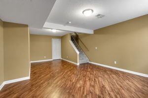 Sitting room interior with contemporary architectural detailing
