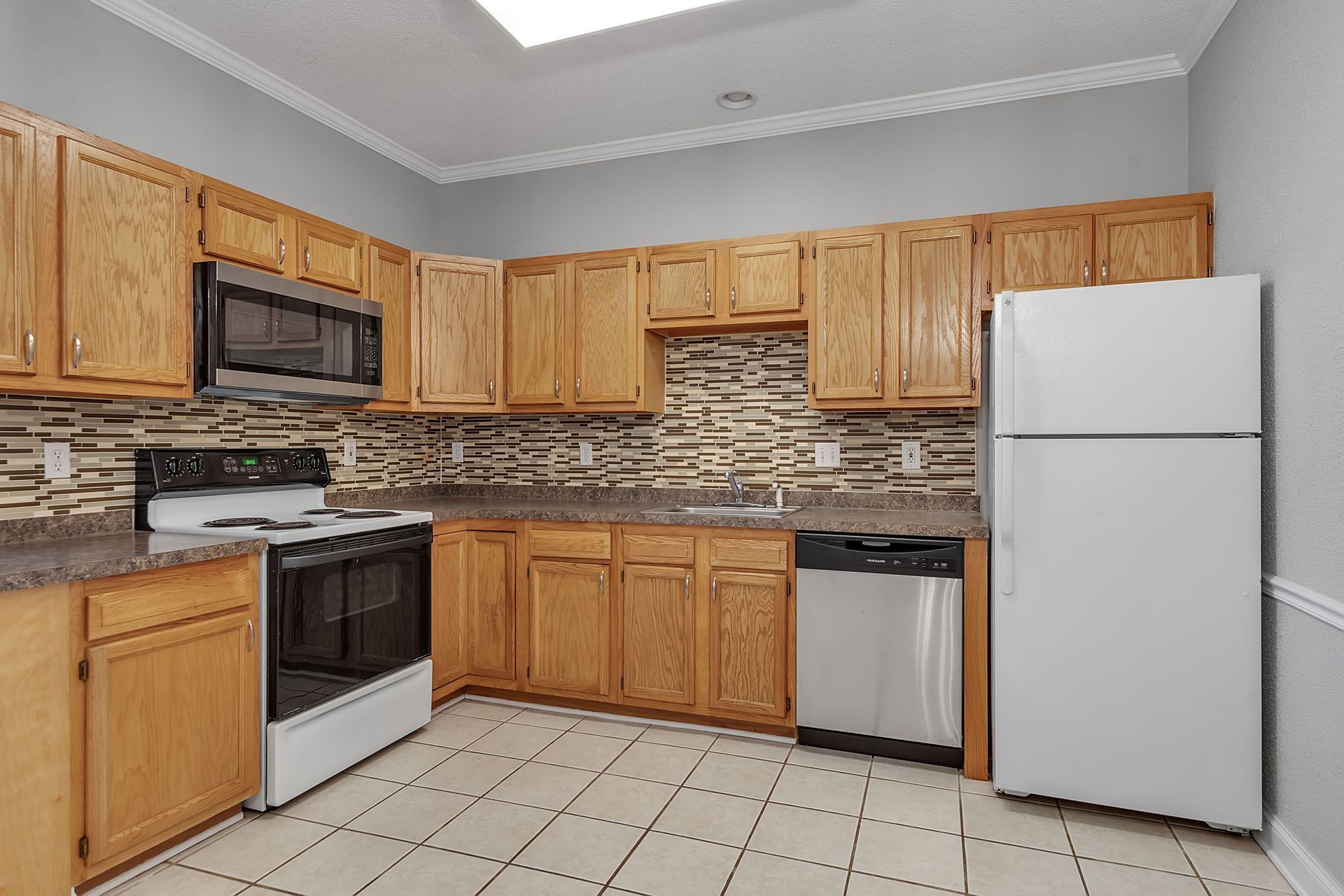Updated kitchen with modern design and neutral tones