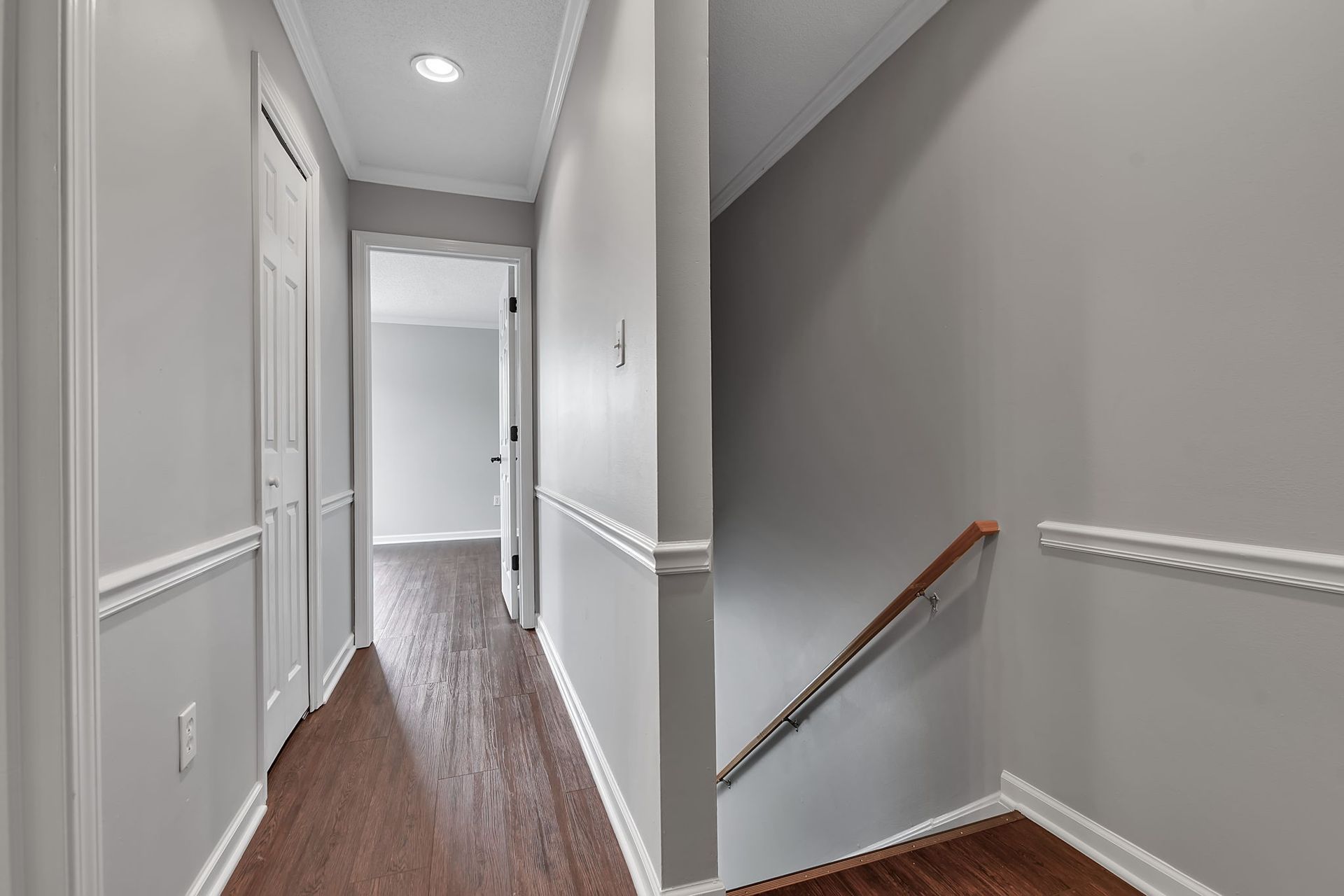 nterior hallway inside modern apartment unit