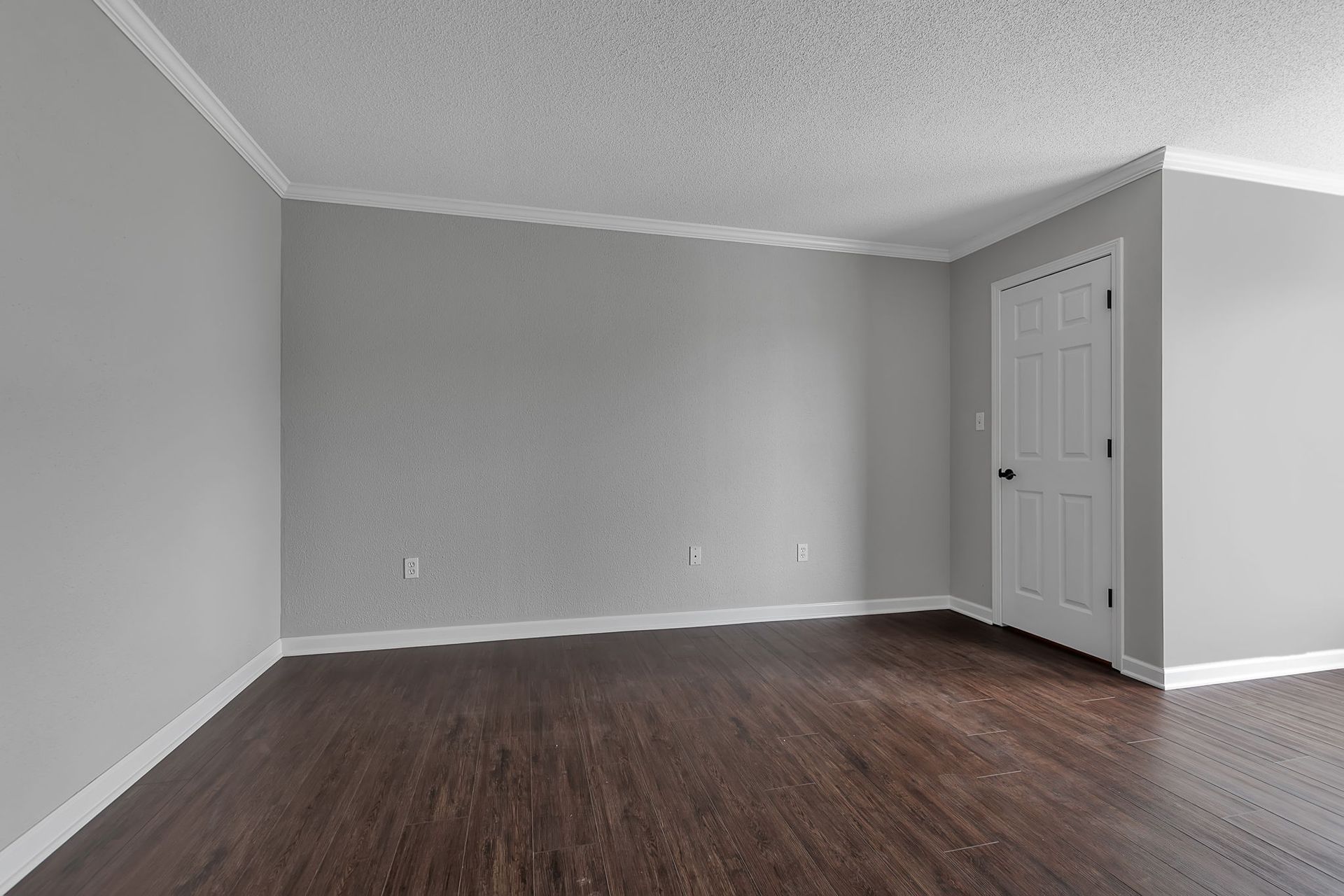 Modern apartment bedroom with minimalist design