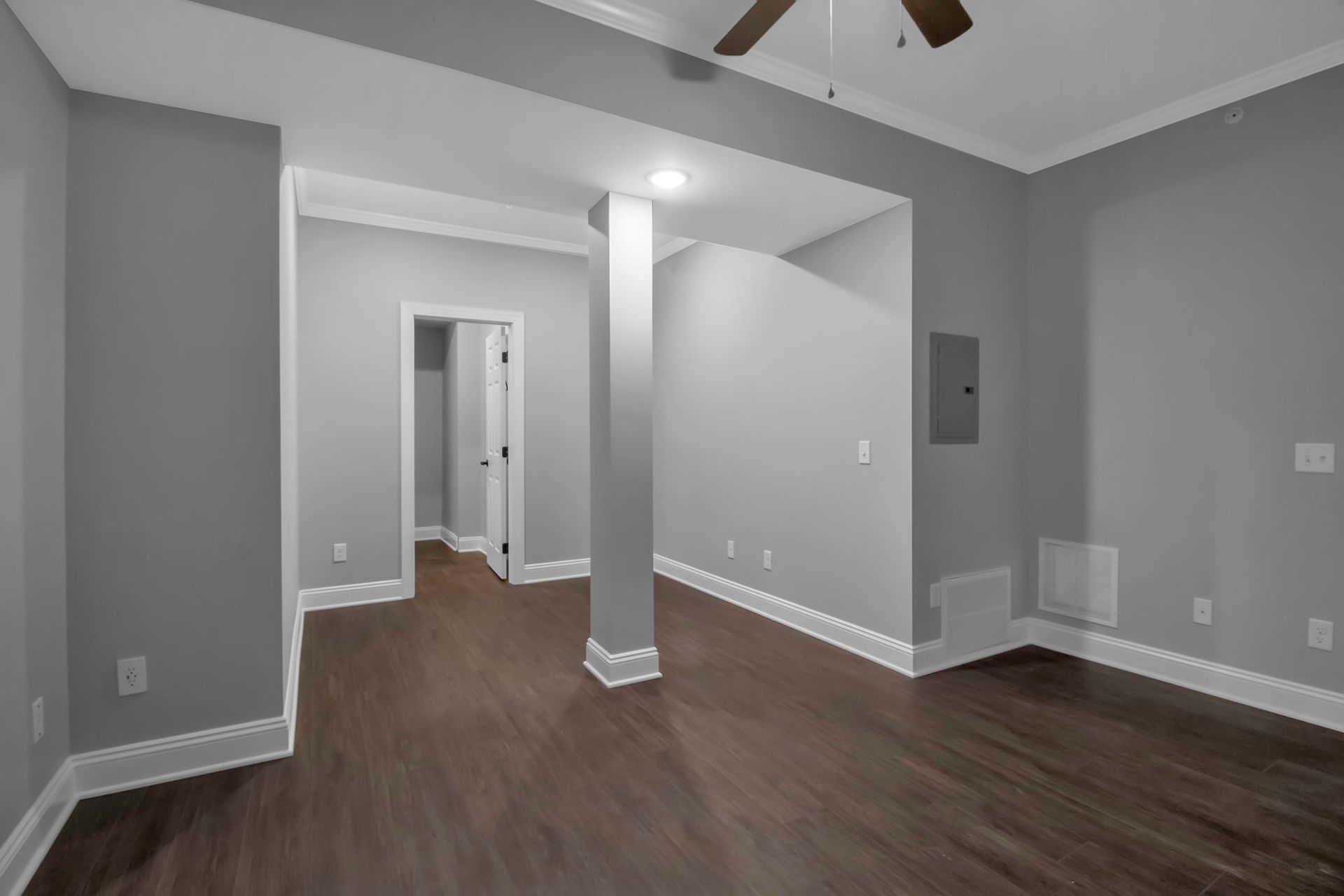 Updated living room inside Amherst NY apartment rental