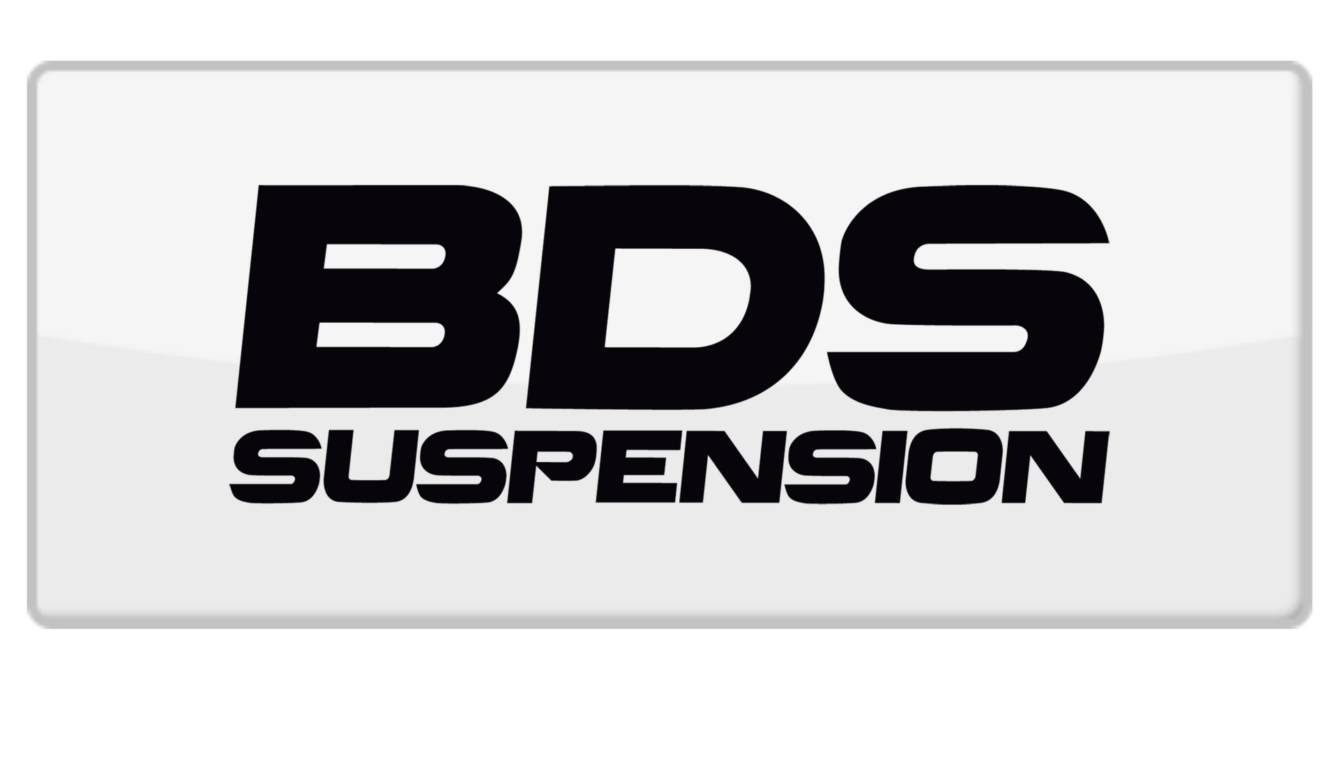 BDS Suspension logo in bold black text on a light gray background