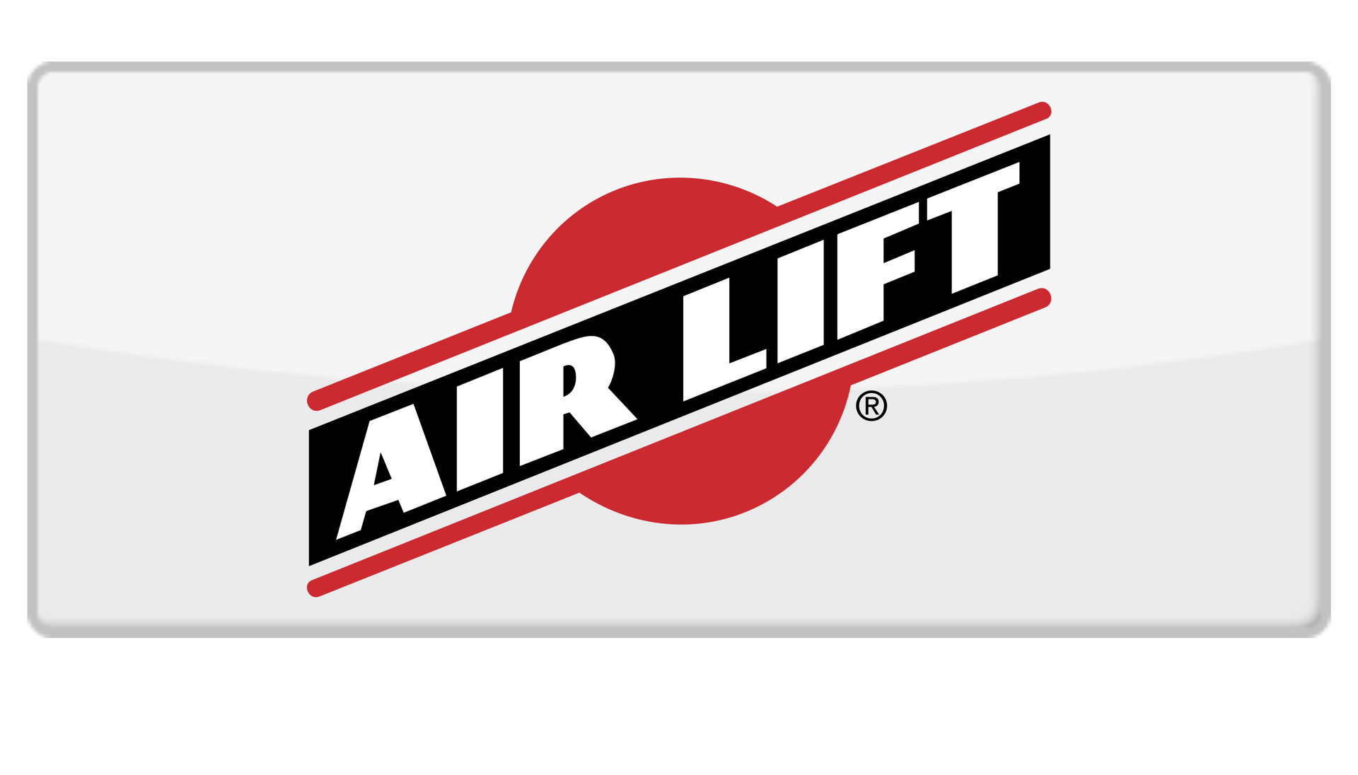 Air Lift logo with black text over a red circle and white background