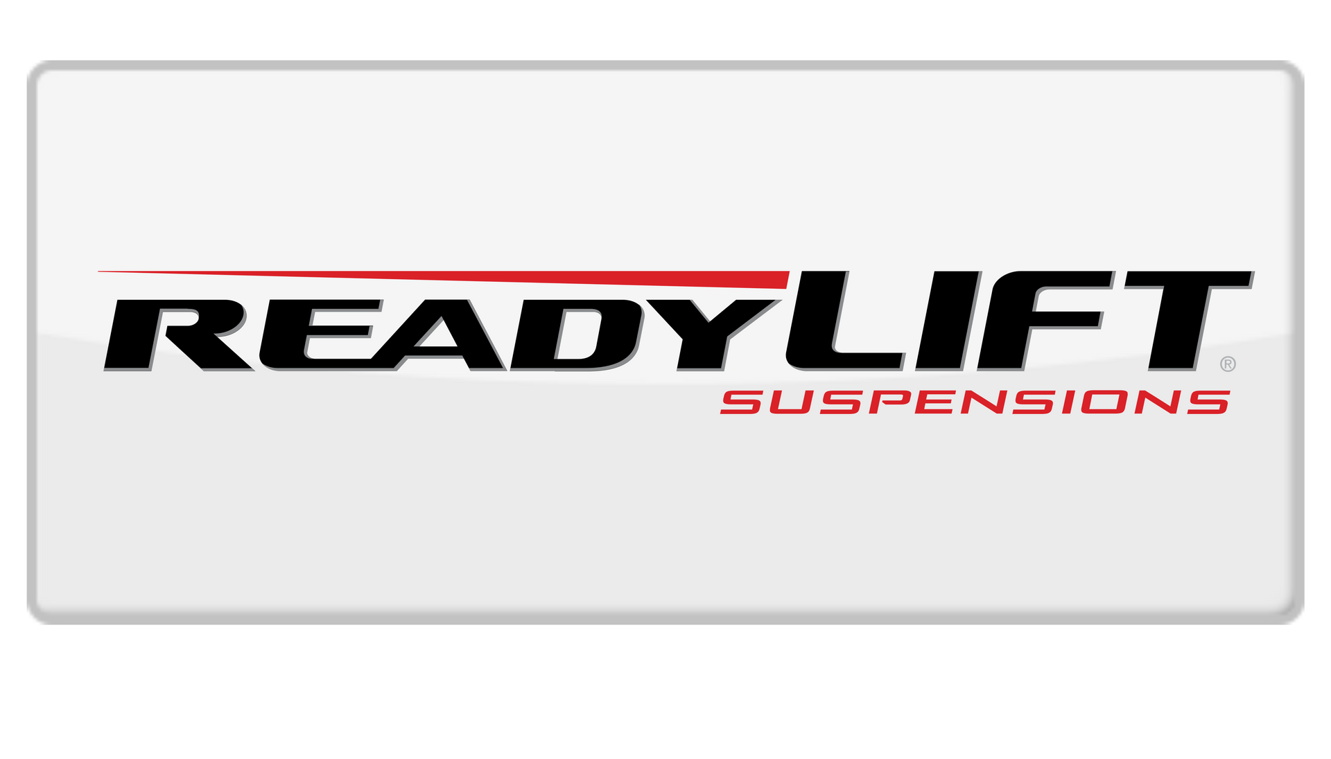 ReadyLIFT Suspensions logo in black, red, and silver on a white background