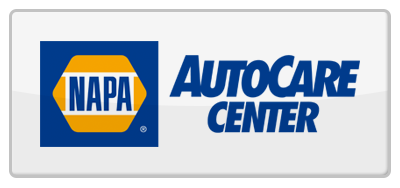 NAPA AutoCare Center logo with blue, yellow, and white branding