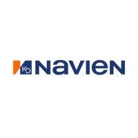 NAVIEN logo in blue and orange on a white background