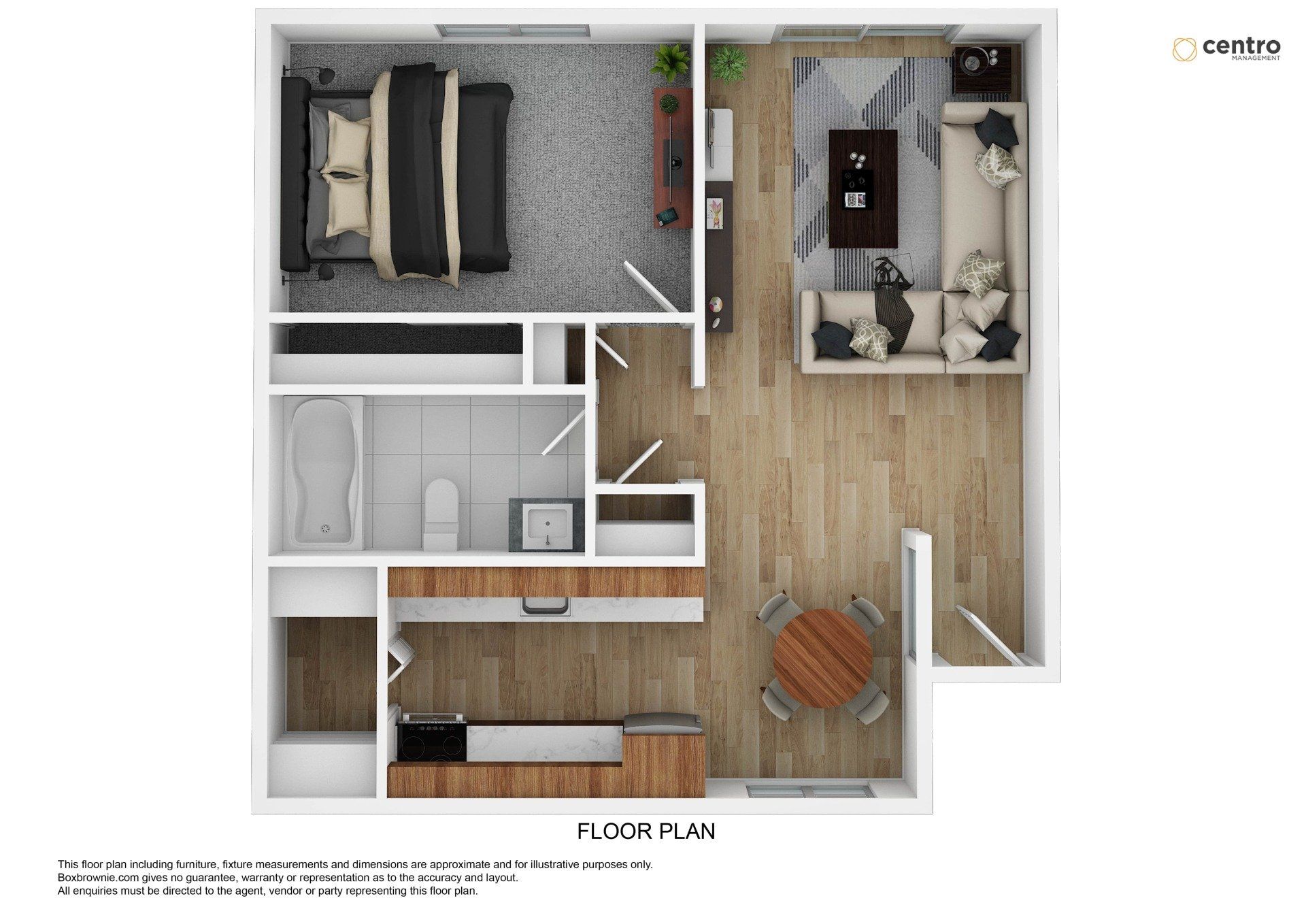Floor Plans for one bedroom one bath layout
