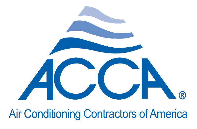 ACCA logo with blue wave above the text “Air Conditioning Contractors of America”