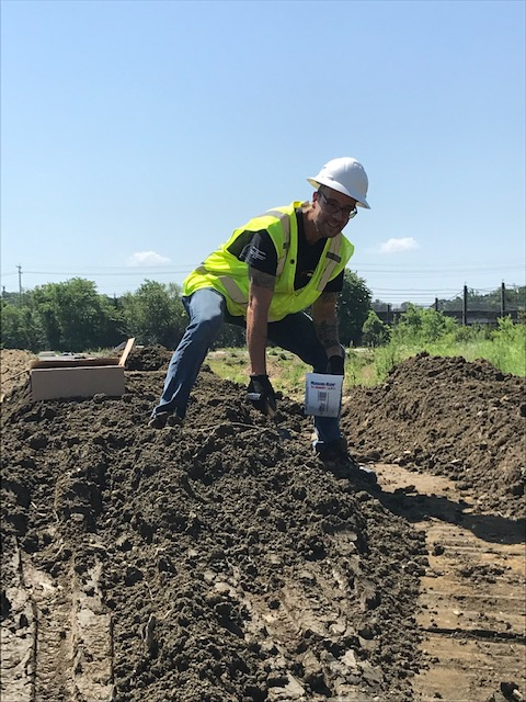 Elk does a soil remediation project in New Jersey.
