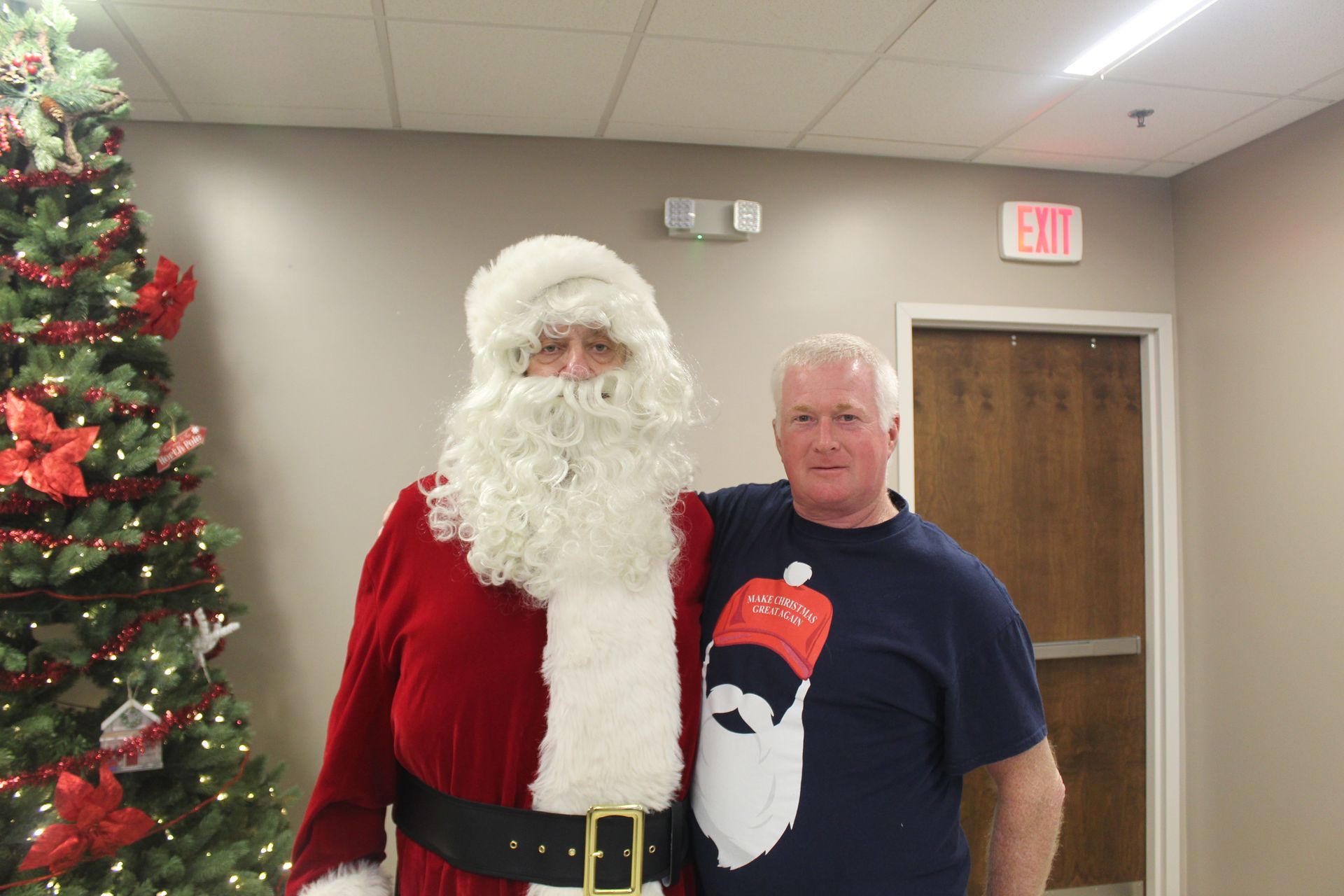 Billy Ruth and Santa