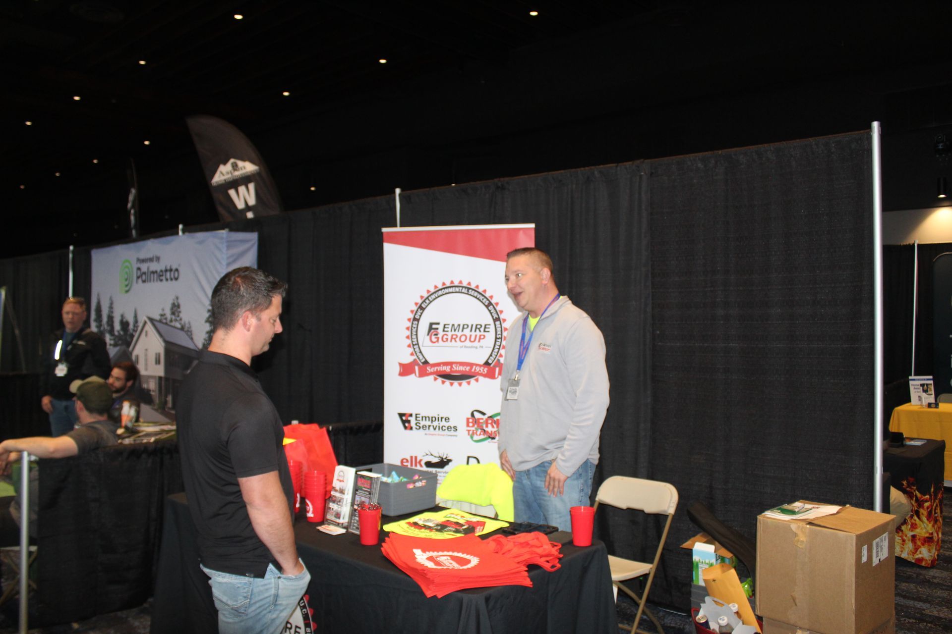 Bill at the Home Run Building and Trade Expo .
