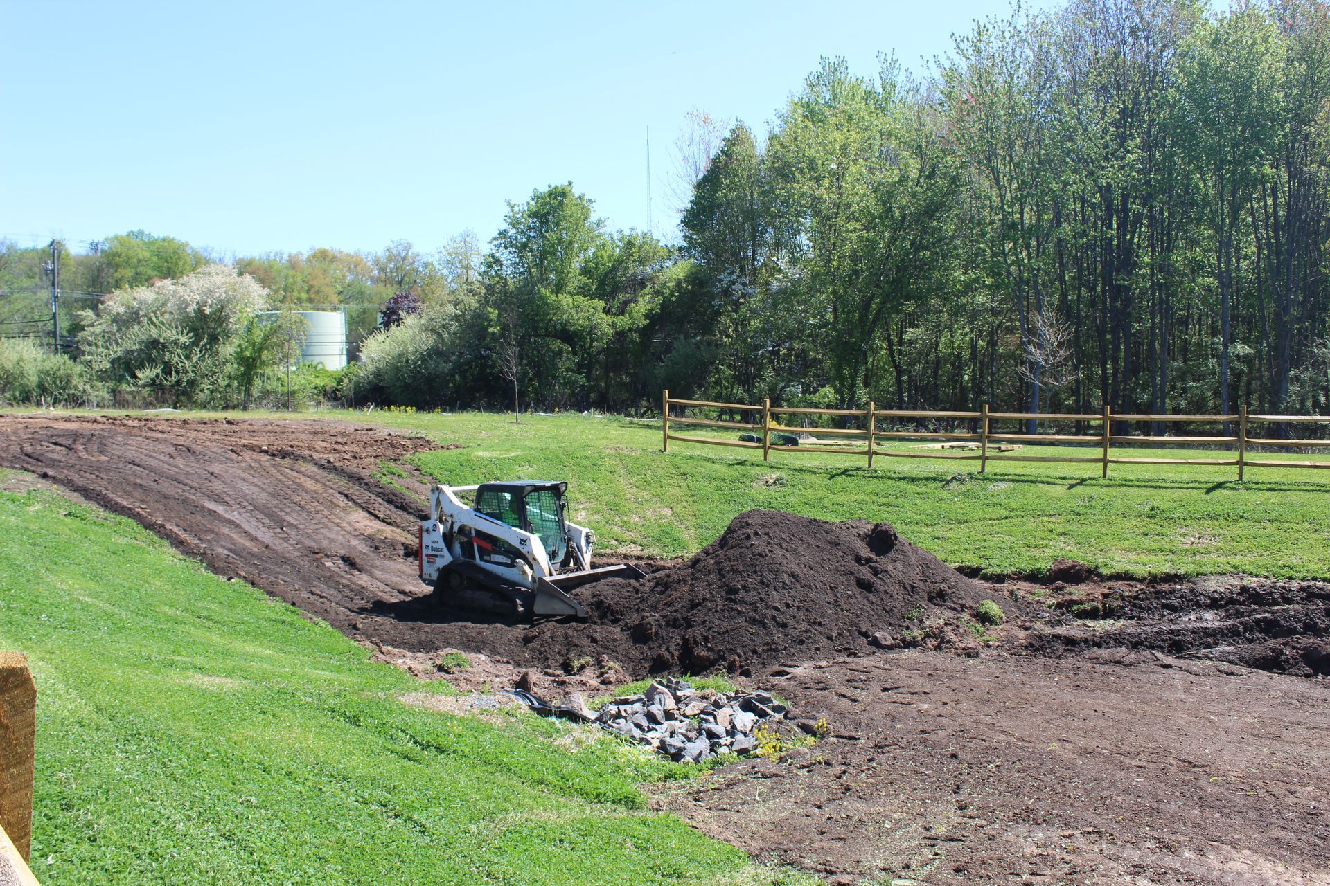 Start of earthwork project 