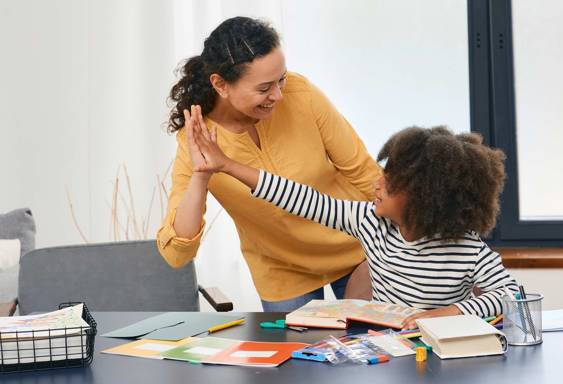 Care of child mental health with a child psychologist using a psychotherapy session. Care of child mental health with a child psychologist using a psychotherapy session.