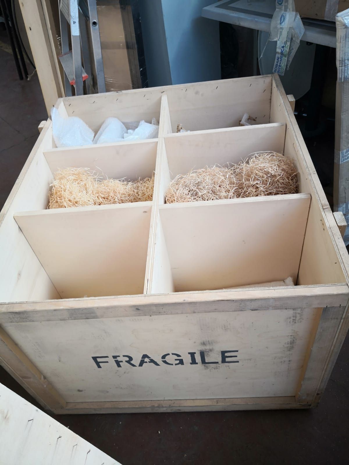 imballaggio trasporto opere d'arte
