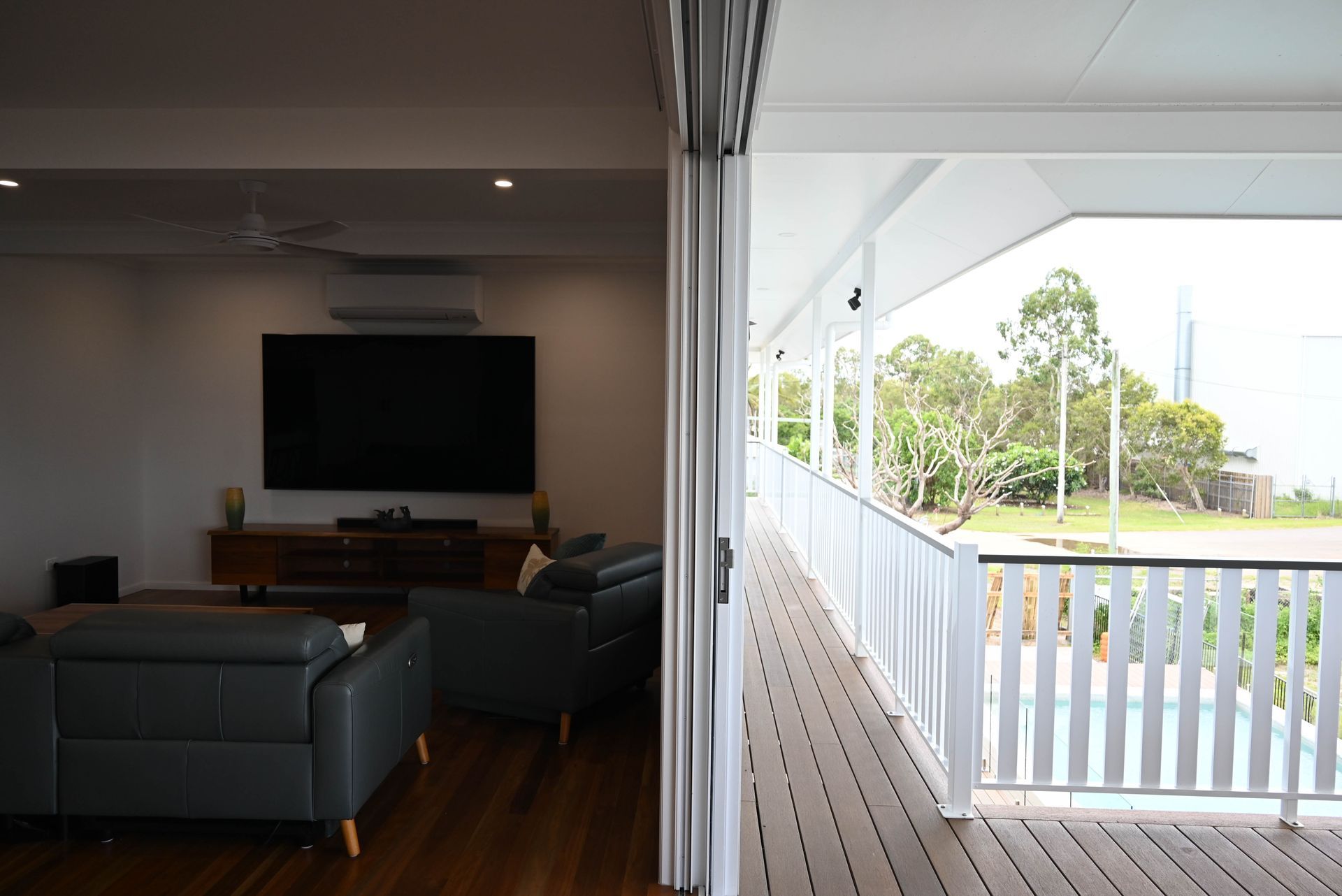 A Bathroom With a Toilet, Sink, Mirror and Walk in Shower — Drawing Works In Charters Towers, QLD