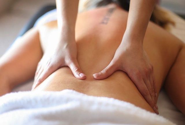 Massage on the lower back at Massage Therapy Coventry