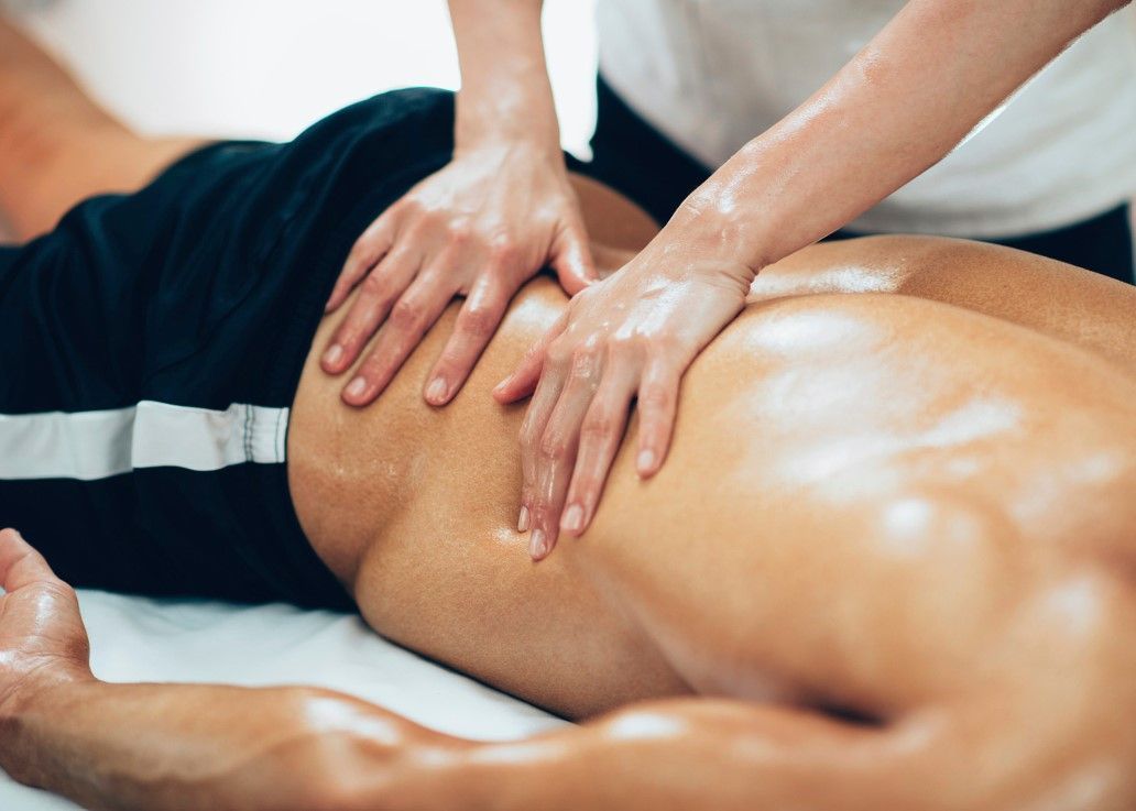 Massage Therapy Coventry performing a lower back sports massage in Coventry