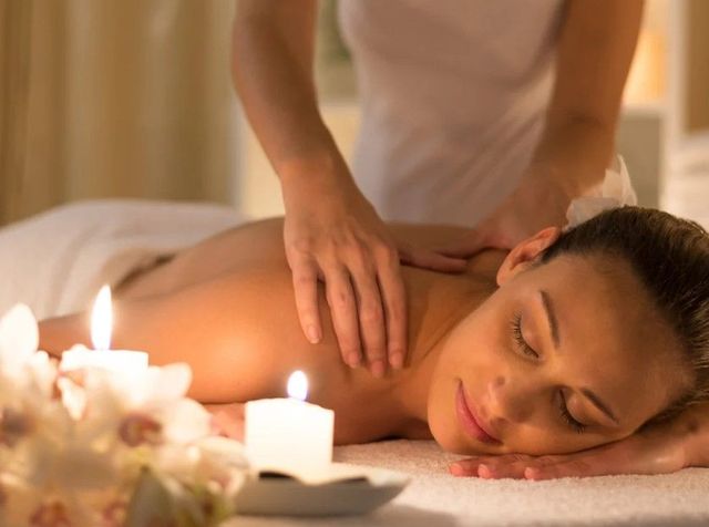 Relaxing full body massage by candlelight at Massage Therapy Coventry