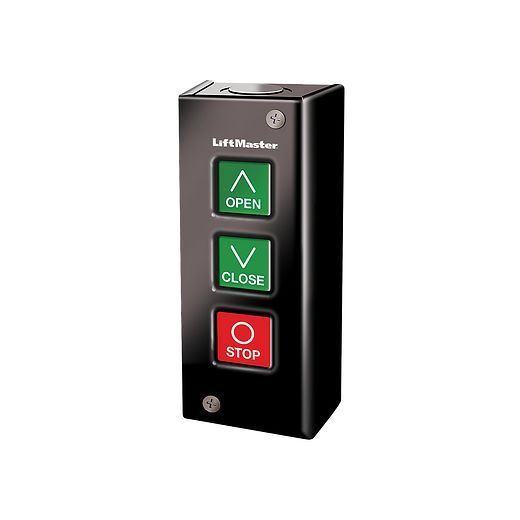 Control de pared LiftMaster para apertura de portones eléctricos industriales