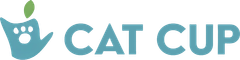 CAT CUP logo with a teal cat icon and the words &ldquo;CAT CUP&rdquo; in blue-green text