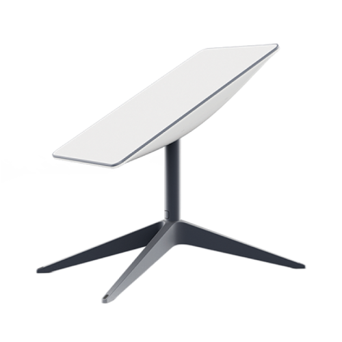 White Starlink Satellite Internet Dish on A Dark Tripod Stand — Austec IT & CCTV in Beerwah, QLD