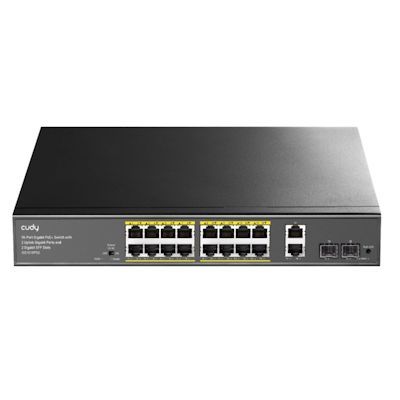 Black Network Switch with Ethernet Ports & Indicator Lights — Austec IT & CCTV in Beerwah, QLD