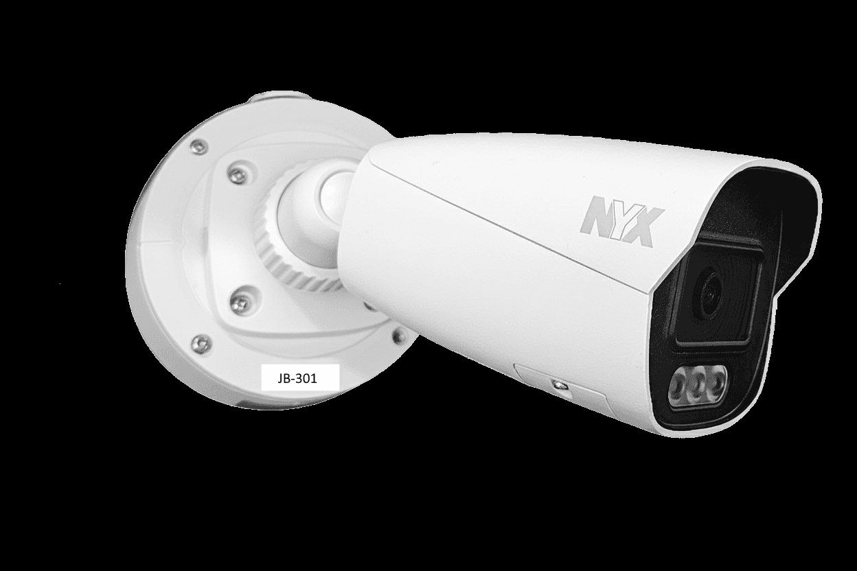 White Outdoor Security Camera Mounted on A Wall  — Austec IT & CCTV in Beerwah, QLD