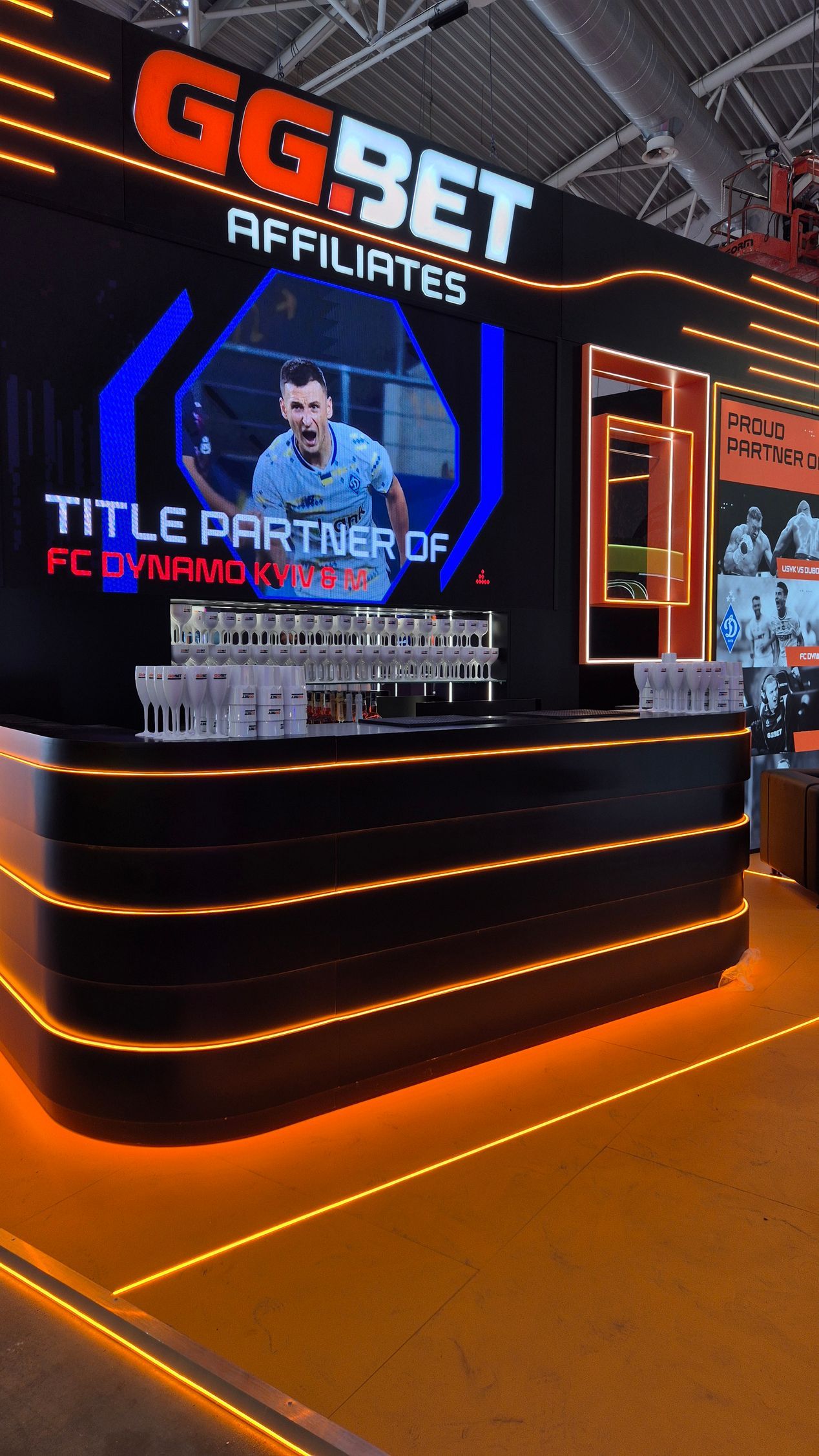 Postazioni bar multiple alla fiera Sigma Central Europe