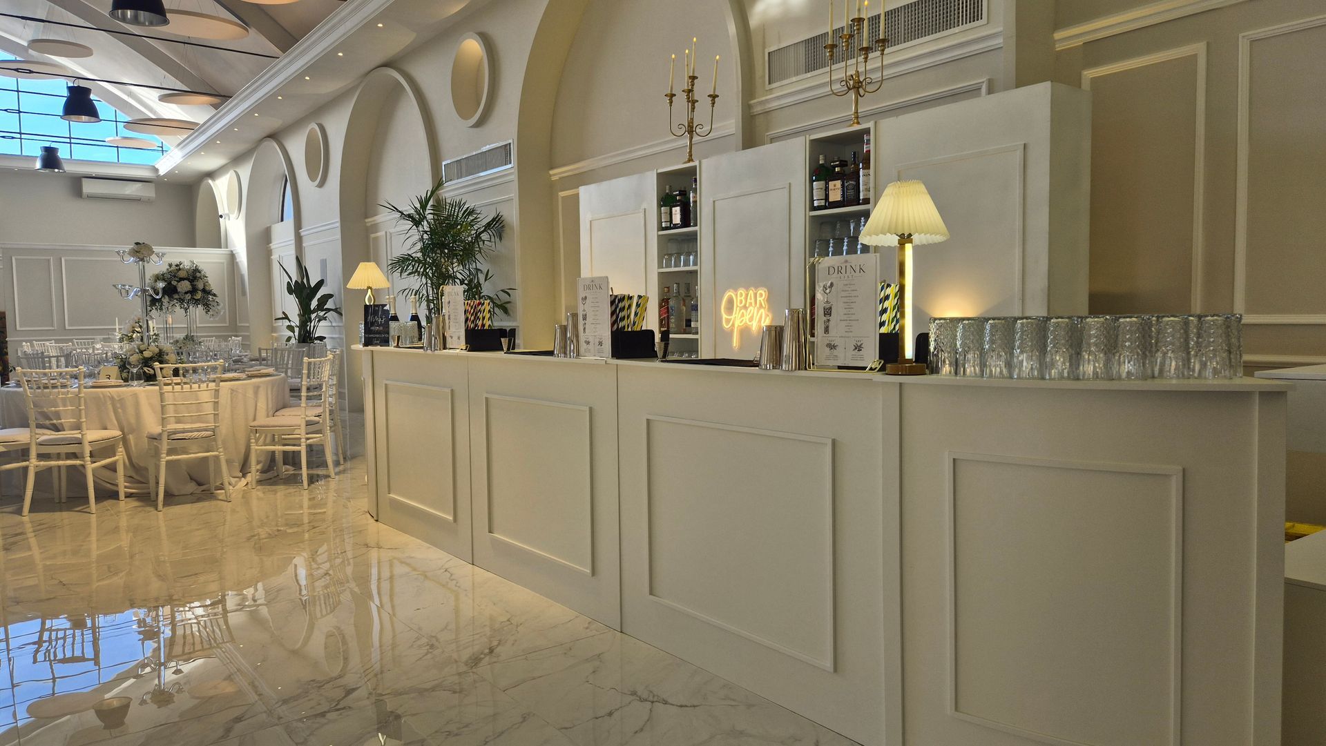 Allestimento Barman Express per evento