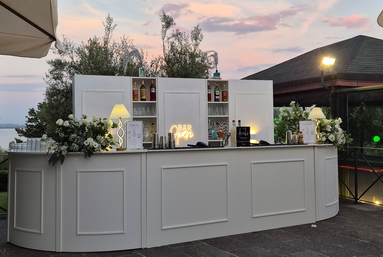 Bancone Barman Express in allestimento