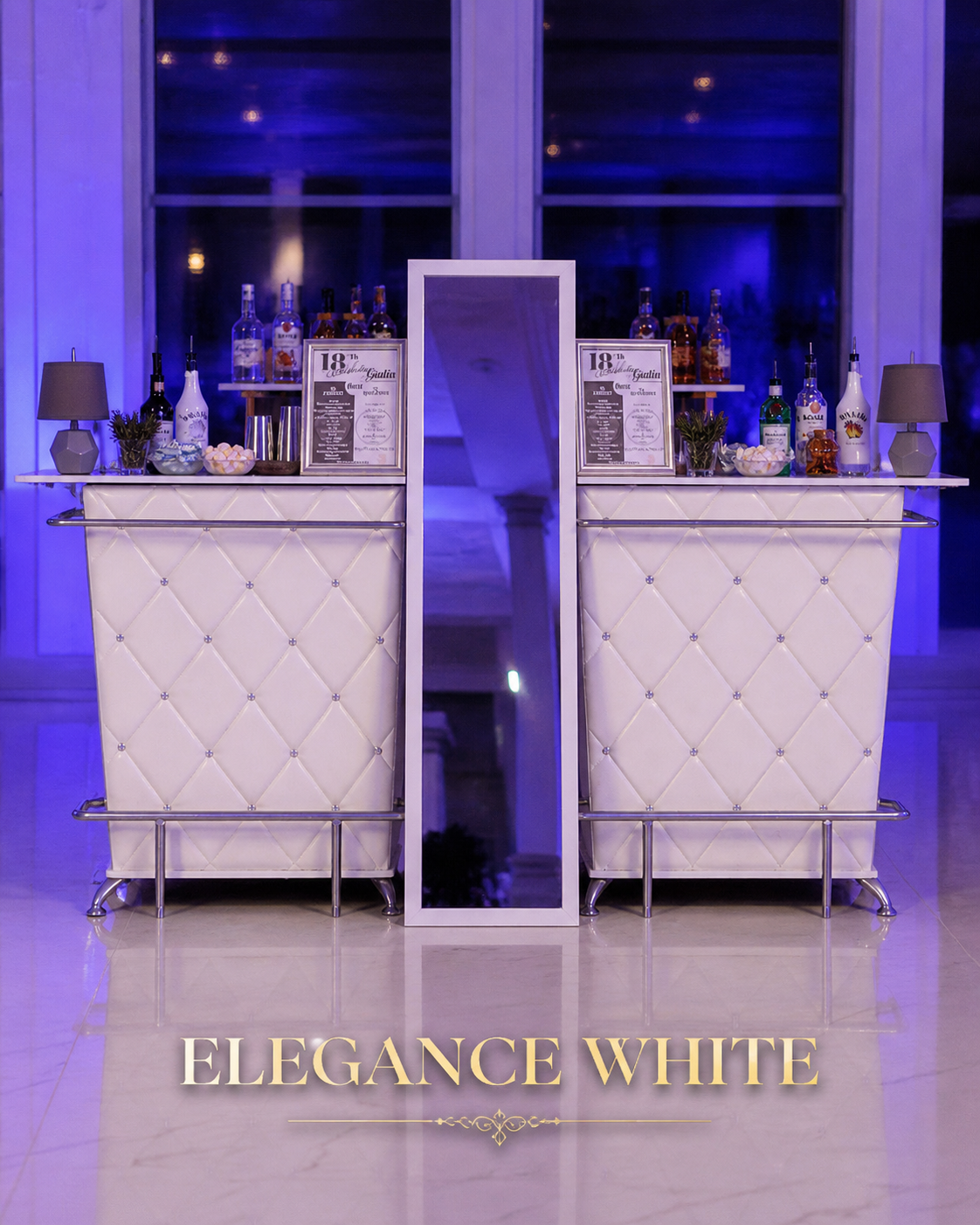 Bancone Elegance White Barman Express