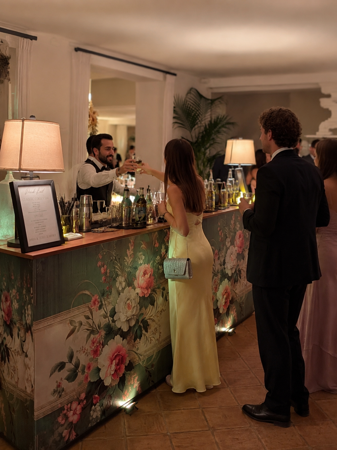Open Bar Matrimonio con servizio cocktail elegante Barman Express