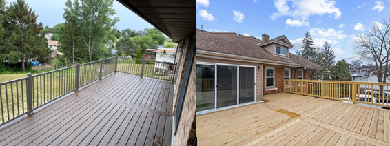 Composite is low maintenance but how does the cost compare to green treated?