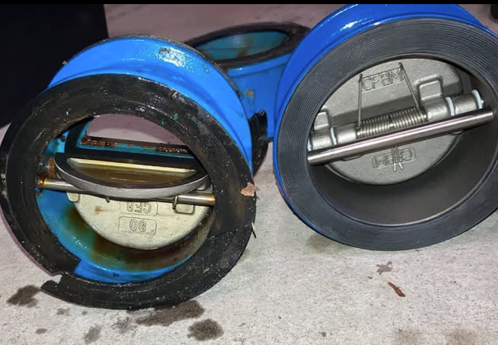 Isolation valves supplied and installed on a pump system