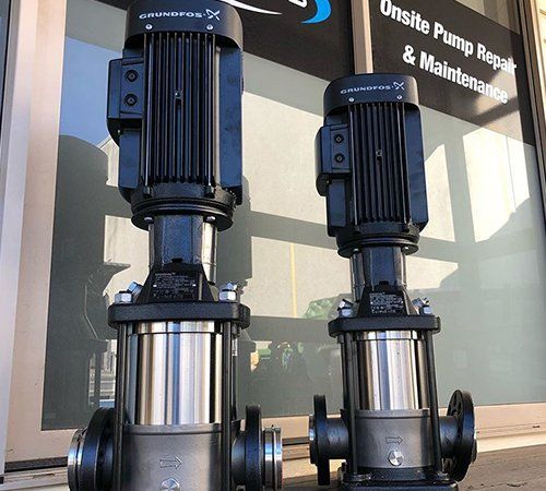 two water pumps