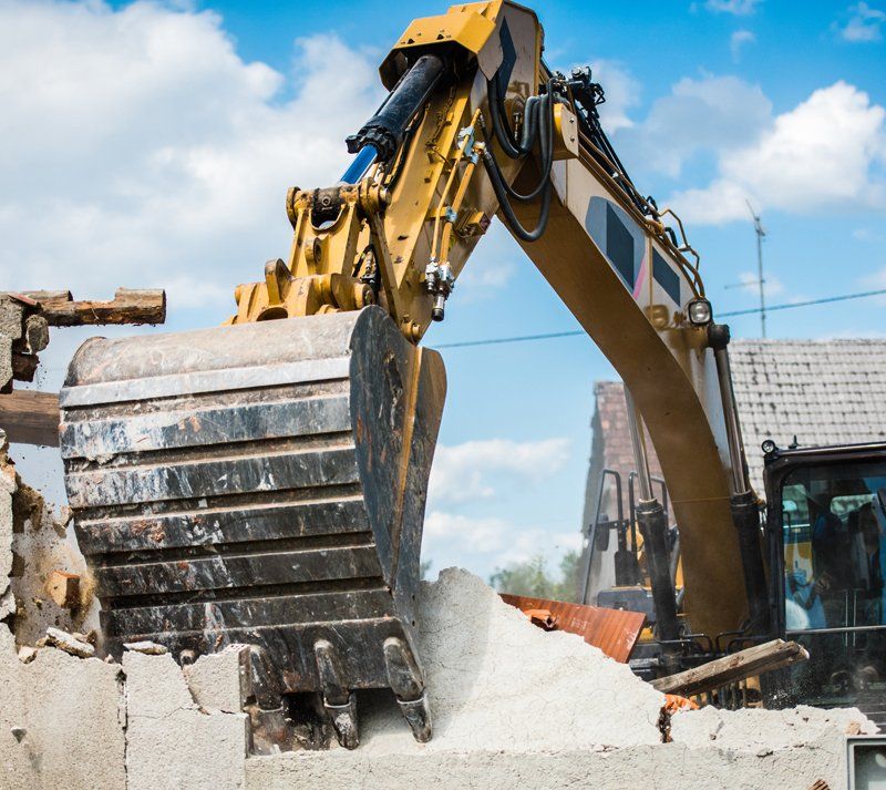 Backhoe Use in Demolition — Port Augusta, SA — PA & CI Martin Backhoe Use in Demolition — Port Augusta, SA — PA & CI Martin