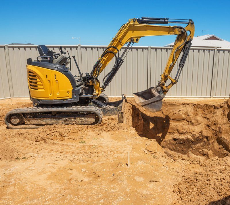 Mini Excavator — Port Augusta, SA — PA & CI Martin Mini Excavator — Port Augusta, SA — PA & CI Martin